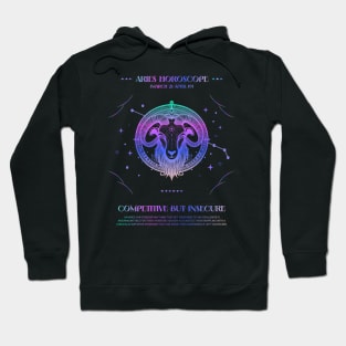 Aries Zodiac Horoscope Hoodie